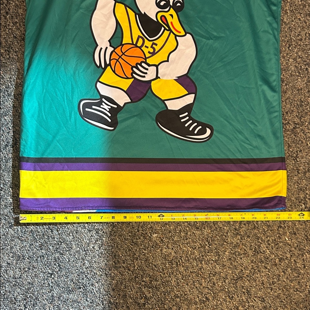 Quack Mamba Reversible Basketball Jersey w/ Mighty Ducks Logo #11 - Picture 6 of 8